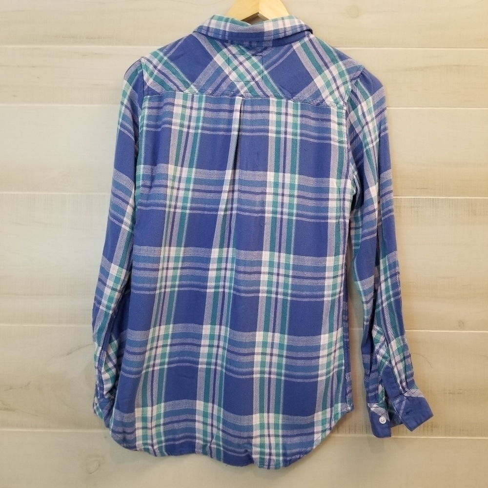 {S} Rails Hunter Button Down In Blue Violet - Picture 3 of 10